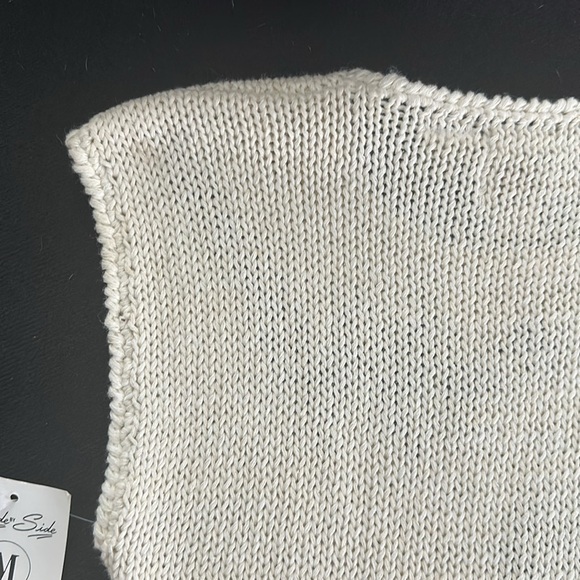 Women's Size M (fits like a S) - Vintage 80’s Black and White Sweater - Picture 12 of 14